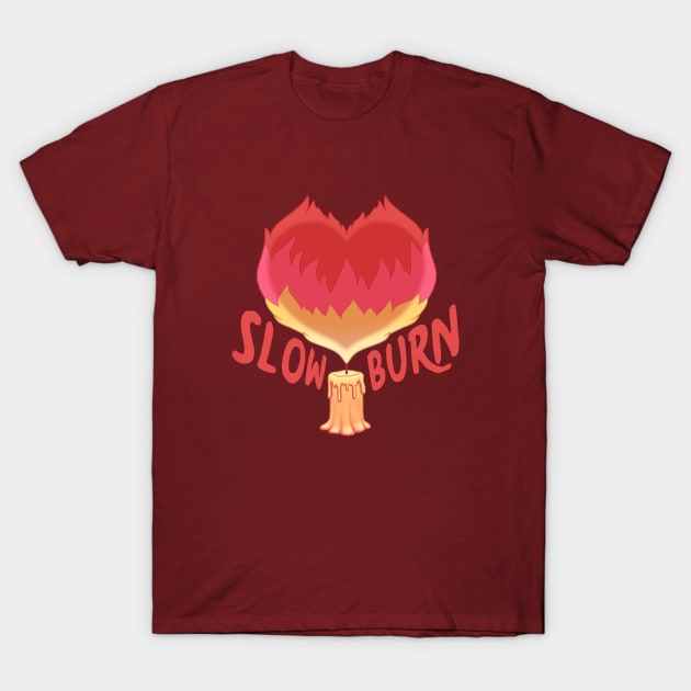 Slow Burn T-Shirt by Shrineheart